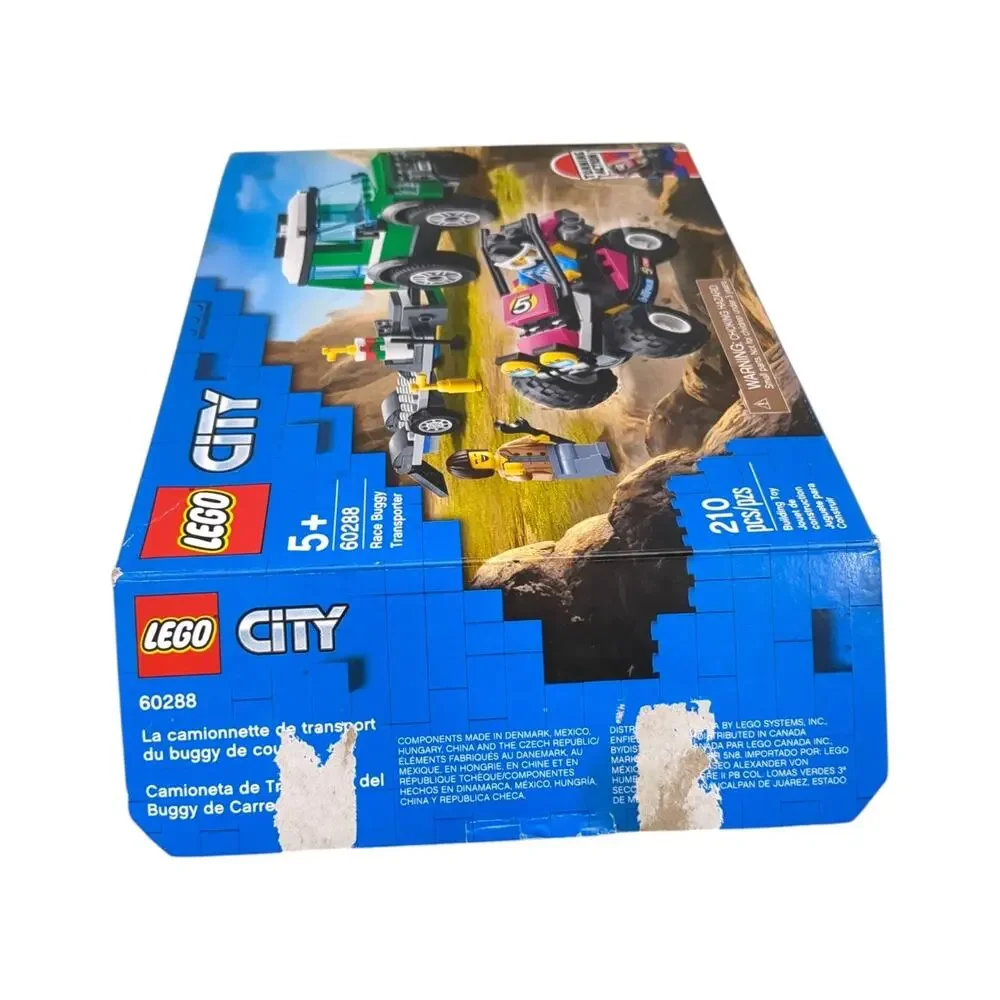 LEGO 60288 CITY Race Buggy Transporter Retired 99% Complete 2/3 Packages Sealed